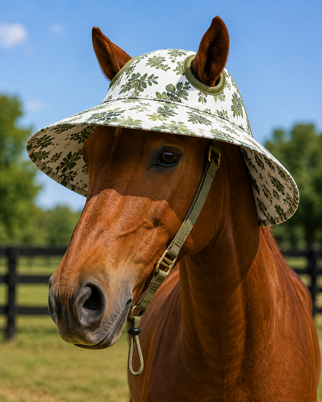 NeighCaps™ Wide-Brim Horse Hat