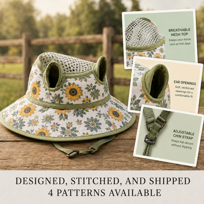 NeighCaps™ Wide-Brim Horse Hat